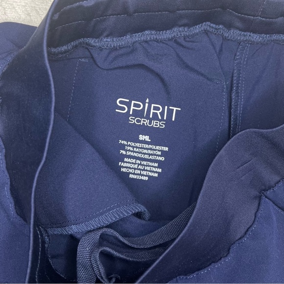 spirit scrubs / navy blue joggers size small - Picture 8 of 11